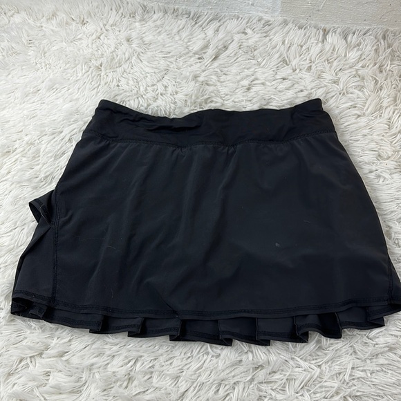 Lululemon Pace Setter Skirt Black - Picture 1 of 8